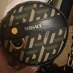 Versace Logo Monogram Clutch. Never Used